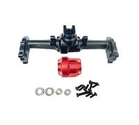 Piezas Automóviles RC Para Hobbyplus 1/18 Para CR18P Para Rock Van 1/18 Reemplazo Carcasa Eje Delantero Y Trasero Aleación Aluminio Accesorios Automóviles Piezas Actualización RC(Black,Rear)