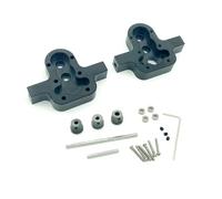 Piezas Automóviles RC Para MN D90 D91 99 99s Para WPL B14 B24 C14 C24 C34 1 Juego De Piezas De Engranaje De Cubierta De Transmisión Metal 370 RC Actualización De Coche Piezas De Repuesto(Black)