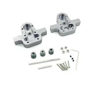 Piezas Automóviles RC Para MN D90 D91 99 99s Para WPL B14 B24 C14 C24 C34 1 Juego De Piezas De Engranaje De Cubierta De Transmisión Metal 370 RC Actualización De Coche Piezas De Repuesto(Metallic)
