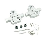 Piezas Automóviles RC Para MN D90 D91 99 99s Para WPL B14 B24 C14 C24 C34 1 Juego De Piezas De Engranaje De Cubierta De Transmisión Metal 370 RC Actualización De Coche Piezas De Repuesto(Silver)