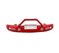Piezas Automóviles RC para MN para Tank 300 1/12 RC Car 6061 Aluminio Parachoques Trasero Delantero Enganche Mejora Reparación Modificar Piezas Repuesto(Red,Front)