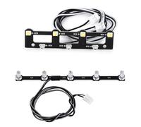 Piezas Automóviles RC Para Tamiya Para Scania 770S 6×4 56368 8X4 56371 1/14 Reemplazo Focos Luz Techo Faros Tablero Camión RC Remolque Volquete Automóvil Piezas Bricolaje(Front and Roof)