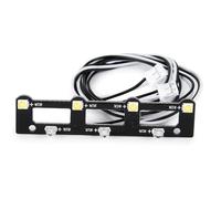 Piezas Automóviles RC Para Tamiya Para Scania 770S 6×4 56368 8X4 56371 1/14 Reemplazo Focos Luz Techo Faros Tablero Camión RC Remolque Volquete Automóvil Piezas Bricolaje(Front Light)