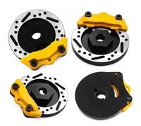 Piezas Automóviles RC para Tamiya para TT02 para TT-02 1/10 RC para Coche Carreras 4 Uds. para Cubo Hexagonal Rueda Metal 12mm con Accesorios Disco Freno Piezas Mejora