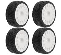 Piezas Automóviles RC para Thor para Km Citroën C3 para Feishen para Mustang 1/7 1/8 RC Car 4 Uds Neumáticos para Rally 100mm Piezas Mejora para Cubo Hexagonal 17MM