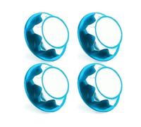 Piezas Automóviles RC para Traxxas 1/8 1/10 RC Coche Control Remoto CNC Aleación Aluminio 4 Unids/Set 17mm Tuercas Rueda Hexagonales Mejora Reparación Modificar Piezas(Blue)