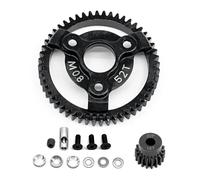 Piezas Automóviles RC para Traxxas para Slash para Stampede para Rustler 4X4 V 1/10 RC Coche Engranaje Principal Acero 50T-60T 32 Paso 0,8 M 6842 6843 3956 Piezas Mejora(52T)