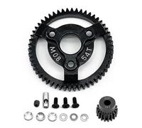 Piezas Automóviles RC para Traxxas para Slash para Stampede para Rustler 4X4 V 1/10 RC Coche Engranaje Principal Acero 50T-60T 32 Paso 0,8 M 6842 6843 3956 Piezas Mejora(54T)