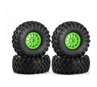 Piezas Automóviles RC para Traxxas para TRX-4 para Axial para SCX10 1/8 RC Coche Controlado A Distancia para Rock Crawlers Off-Ro Ruedas 2, 2Pulgadas Piezas Mejora(Green)