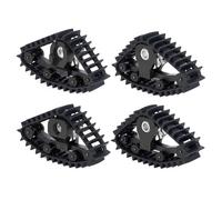 Piezas Automóviles RC para TRX-4M 1/18 RC Coche 4 Uds. Juegos Neumáticos Nieve Aleación Aluminio Simular Pistas Carga Rueda Sandmobile Conversión Piezas Mejora