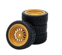 Piezas Automóviles RC para TT01 1/10 RC Car 70MM Nylon Carretera Plana para Neumáticos Carreras Accesorios Actualización Reparación Modificar Piezas Repuesto(Brown)