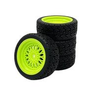 Piezas Automóviles RC para TT01 1/10 RC Car 70MM Nylon Carretera Plana para Neumáticos Carreras Accesorios Actualización Reparación Modificar Piezas Repuesto(Green)