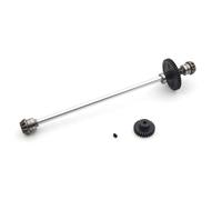 Piezas Automóviles RC Para WLtoys 1/14 144010 144001 144002 Actualización Metal 27T Engranaje Motor Conjunto Eje Transmisión Central Piezas De Coche RC Accesorios Repuesto Coche(Silver,Size 2)