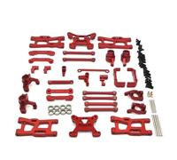 Piezas Automóviles RC para Wltoys 144016 144018 1/14 RC Coche Metal Dirección para Cubo Portador para Brazo Oscilante Varilla Enlace Kit Torre Choque Mejora Reparación Piezas