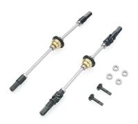 Piezas Automóviles RC para Wpl para C14 C24 C34 B14 B24 B16 D12 1/16 RC Coche Metal Acero Diferencial Eje Transmisión Mejora Reparación Modificar Piezas(Four Wheel Drive)