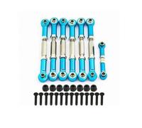 Piezas Barra RC Para Traxxas Para Slash 2WD 7 Piezas/set Varilla Tracción Metal Completa Para Automóvil RC Vehículo Todoterreno Vehículo Orugas Y Accesorios Reemplazo Actualización(SKY BLUE)