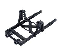 Piezas Chasis Rc Para Axial Para SCX10 1/10 RC Car Acero 6x6 Chasis Marco Rieles Vigas Torres de Amortiguación Montaje de Parachoques RC Crawler Pieza Modificada(Extended Kit)