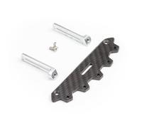 Piezas Chasis RC para SCX10 para Capra 1/10 RC Carbono para LCG para Kit De Chasis con Soporte para Deslizadores De Roca Placa Protectora Delrin Crawler(Front Bumper)