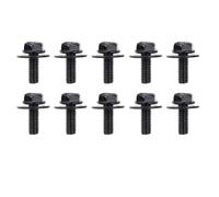 Piezas clips de tornillos 10 Uds Para Range Rover 2002-2012 2011 2010 2009 2008 2007 2006 2005 2004 Bandeja Inferior Del Motor Coche M6 Pernos Tornillos Protector Guardabarros Clips De Revestimiento