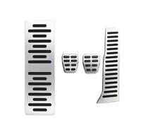 Piezas Coche LHD Pedales Para Golf 5 6 MK5 MK6 Acelerador Freno De Gas Embrague Reposapiés Cubierta Pedal Protectores MTVTFECEWG(4Pcs MT with rest)