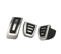 Piezas Coche Pedales Coche Para A4 B9 A5 F5 2016-2023 LHD Sedan Avant Sport Gas Freno Reposapiés Cubierta Pedal Accesorios Acero Inoxidable MTVTFECEWG(3Pcs MT)