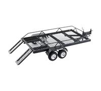 Piezas Coche RC Compatible con Axial SCX24 para Gladiator TRX4M Remolque De Metal para 1/18 1/24 RC Car Crawler Upgrades Accesorio De Repuesto(1:18)