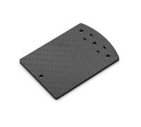 Piezas Coche RC Compatible con Tamiya para BBX para BB01 1/10 RC Piezas De Mejora De Coche Accesorios Patrón De Fibra De Carbono Protector De Armadura De Techo Superior