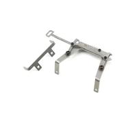 Piezas Coche RC Compatible con Tamiya para Scania para Benz para Man 1/14 RC Remolque Camión Tractor Repuestos De Coche Conjunto De Bloqueo De Cabina De Acero Inoxidable(Silver)