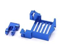 Piezas Coche RC Compatible con TRAXXAS 1/5 para X-MAXX 1/6 para XRT 1/10 para MAXX Accesorios para Piezas De Automóvil RC Adaptador De Montaje De Servo De Metal Y Brazo Servo De 25T 7749(Blue)
