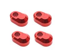 Piezas Coche RC Compatible con TRAXXAS 1/5 para X-MAXX 6S 8S 1/6 para XRT 8S 1/10 para MAXX RC Accesorios Actualización De Automóviles 4 Piezas Retenedor De Pasador De Suspensión Metal(Red)