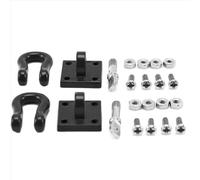 Piezas Coche RC Compatible con Traxxas para TRX4 para Axial para SCX10 D90 1/10 4 Hebillas De Remolque Metálicas para Coche RC Crawler