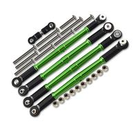 Piezas Coche Rc Para Arrma 1/7 Para Fireteam 1/8 Para Kraton Para Notorious Para Outcast Para Talion 6S AR330221 AR340071 AR330230 RC Actualización Coche Piezas Varilla Dirección De Metal(Green)