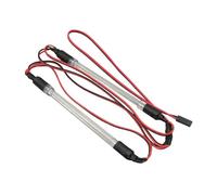 Piezas Coche Rc Para Axial Para SCX10 1/10 Chasis Lámparas De Luz Barra RC Crawler Drifting Coche Camión Buggy Decoración Accesorios Modificación RC Piezas De Coche(Red)