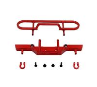 Piezas Coche RC para FMS FCX24M 124 para Camel D90 D110 para Discovery 1/24 Parachoques Delantero Metal para Primera Generación RC Piezas Mejora Accesorios Componentes(Red)