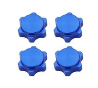 Piezas Coche Rc Para HSP Para Axial Para HPI Para Himoto 1/8 17 Mm Para Cubo Rueda Aluminio Tuerca Hexagonal Fina Anti-cubierta RC Para Hobby Para Buggy Truck Hop Para Up Piezas(Blue1)