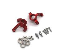 Piezas Coche Rc Para Losi Micro-B LOS00007 1/24 Copa Dirección Metal 2WD RC Para Buggy Modelo De Coche Reparaciones Reemplazos Modificaciones Accesorios(Red)