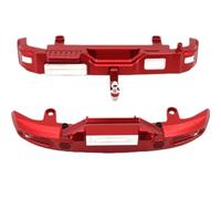 Piezas Coche RC para MN 1/12 Barra Trasera Protectora Delantera Metal con Gancho Remolque Control Remoto Piezas Mejora Coche Accesorios Componentes Repuesto(Red)