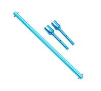 Piezas Coche RC para Tamiya para TT02 para TT02B Aleación Aluminio Transmisión Principal Hélice Eje Transmisión Central Copa Junta 54501 54502 RC Piezas(Blue)
