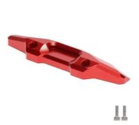 Piezas Coche RC para Traxxas para MAXX 4S 89076-4 89086-4 8935 8936 1/10 Parachoques Delantero Trasero Aluminio Piezas Coche RC Accesorios Actualizaciones Componentes(Red,Rear)