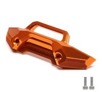Piezas Coche RC para Traxxas para MAXX 4S 89076-4 89086-4 8935 8936 1/10 Parachoques Delantero Trasero Aluminio Piezas Coche RC Accesorios Actualizaciones Componentes(Yellow,Front)