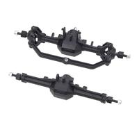 Piezas Coche Rc Para Traxxas Para Trx-4m 1/18 Plástico Delantero Trasero Recto Completo Eje De Diamante RC Crawler Accesorios De Repuesto Para Coche Piezas De Mejora(Set)