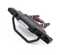 Piezas Coche RC para Traxxas para TRX4 para Axial para SCX10 1/10 Juego Parachoques Trasero Delantero Metal Coche Trepador Control Remoto Actualización Camiones Remolque(Front)