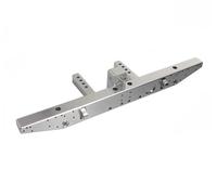Piezas Coche Rc Para Traxxas Para TRX4 Para Defender 1/10 82056-4 RC Crawler Car Parts Parachoques Delantero Y Trasero Metal Con Base Montaje Cabrestante Accesorios Decoración(Silver,Rear)