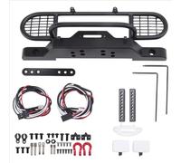 Piezas Coche RC para Traxxas para TRX4 para Defender 1/10 Trofeo Parachoques Delantero Metal con Coche Trepador Control Remoto Piezas Mejoras Accesorios Componentes