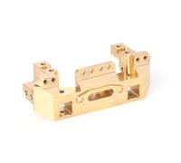 Piezas Coche RC para Traxxas para TRX4 para TRX6 1/10 Soporte Parachoques Delantero Aluminio con Servo Coche Trepador Control Remoto Mejoras Accesorios Componentes(Yellow)