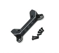 Piezas Coche RC para WLtoys 104006 104010 104020 104026 1/10 Conexión Parachoques Delantero Metal Reemplazo Fijación RC Accesorios Actualización Coche Componentes(Black)