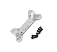 Piezas Coche RC para WLtoys 104006 104010 104020 104026 1/10 Conexión Parachoques Delantero Metal Reemplazo Fijación RC Accesorios Actualización Coche Componentes(Silver)