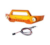 Piezas Coche RC Parachoques Delantero Aleación Aluminio para TRAXXAS para Mini para MAXX 1/16 Piezas Coche RC Accesorios Repuestos Modificados Reparaciones Camiones(Yellow)
