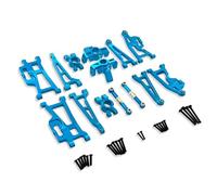 Piezas Coche Teledirigido Para Hyper Go Para MJX 14209 14210 H14BM 1/14 Juego Barras Dirección Metálicas Cazoletas Basculantes Repuesto Coche Control Remoto(Blue)