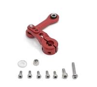 Piezas Coches RC Para Arrma Para Infraction Para Mojave Para Kraton Para Senton Para Typhon Para Talion Para Outcast 1/7 1/8 Varilla Dirección Servobrazo 25 Dientes Coche RC(Red)